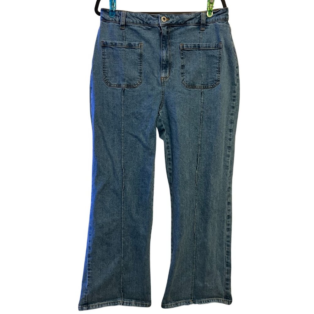 Cotton:On Petite Pocket Flare Jeans – Size 12